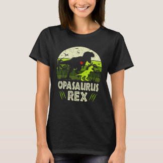 Opasaurus T Rex Dinosaur Opa Saurus Family Matchin Shirt