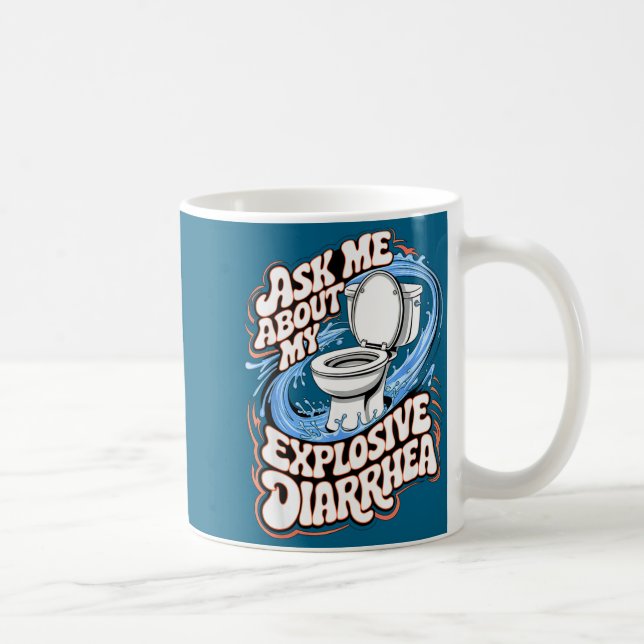 Opassande pinsam humor kul kaffemugg (Höger)
