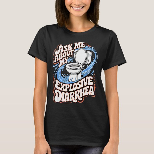 Opassande pinsam humor t-shirt (Framsida)