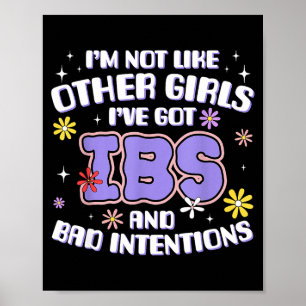 Opassande Rolig Ibs Meme Pinsamt Vuxenhumor Poster