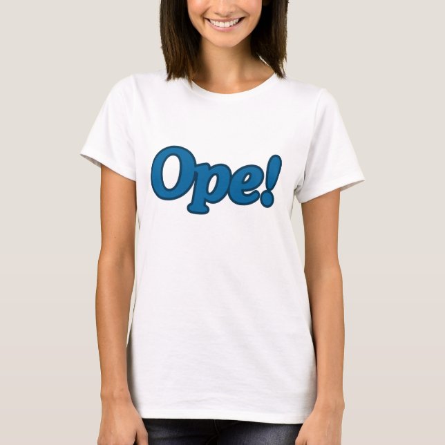 Ope, kvinnogaranti t shirt (Framsida)