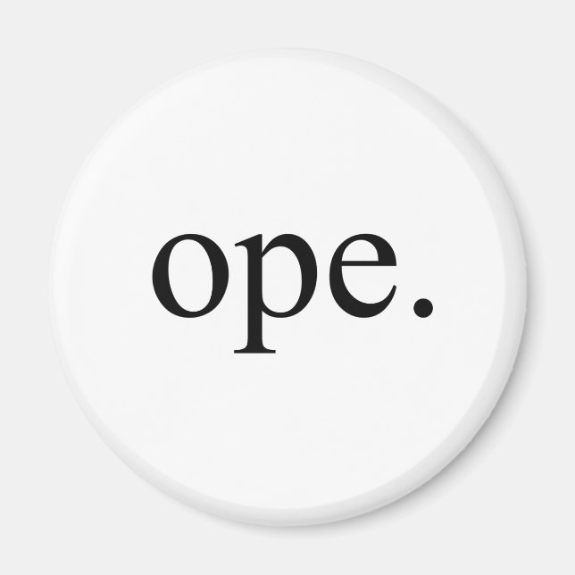 Ope Magnet (Framsidan)