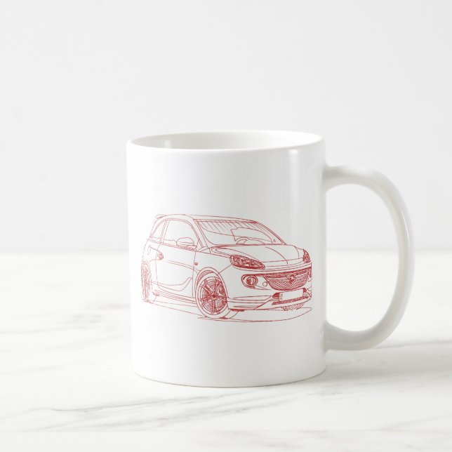 Opel AdamS 2015 Kaffemugg (Höger)