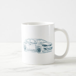 Opel Astra 2010 Kaffemugg