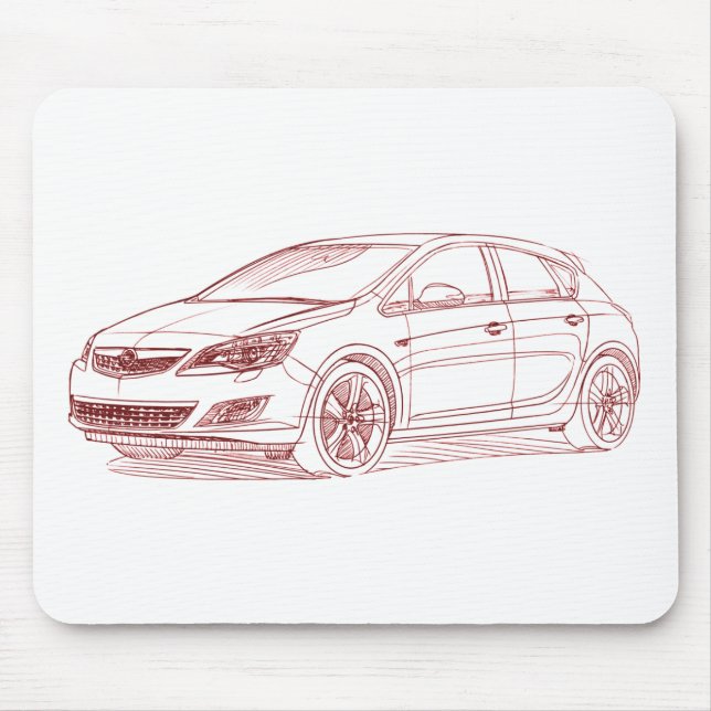 Opel Astra 2010 Musmatta (Framsidan)