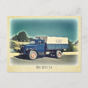 Opel Blitz-vykort Vykort