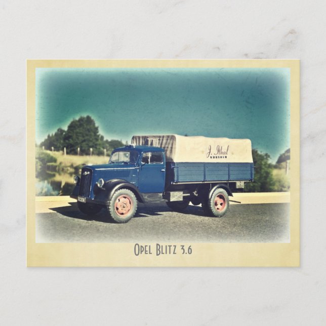 Opel Blitz-vykort Vykort (Framsida)
