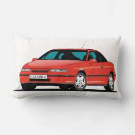 Opel Calibra röd Lumbarkudde