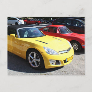 Opel GT Classic-sportbilar Vykort