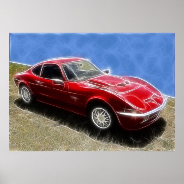 Opel GT Poster (Framsidan)