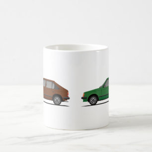 Opel Kadett D - Vauxhall Astra Mk1 - 15 färg Kaffemugg