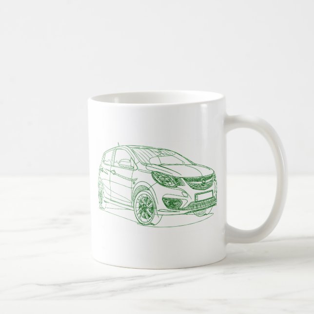 Opel Karl 2015 Kaffemugg (Höger)