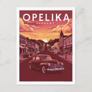 Opelika, Alabama Vykort
