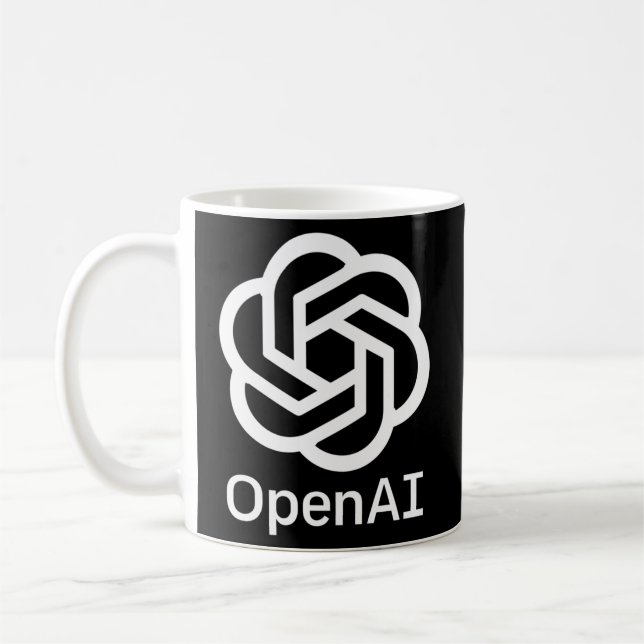 Open - Artificiellt underrättelsearbete och utrust Kaffemugg (Vänster)