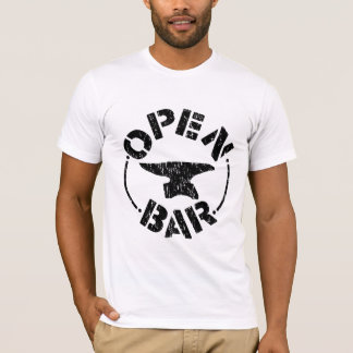 OPEN-BAR-BLACK TEE