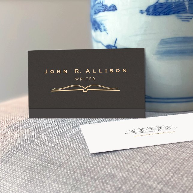 Open Bok Education and Teaching Visitkort (Skapare uppladdad)