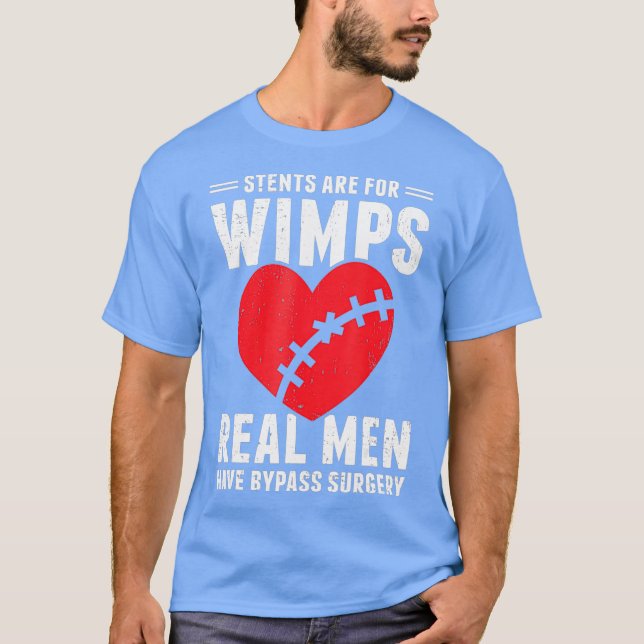 Open Heart Bypass Surgery Survivor Patient Get T Shirt (Framsida)