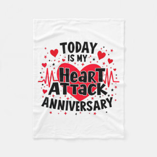 Open Heart Diseases Heart Attack Anniversary Surge Fleecefilt
