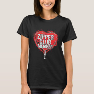 Open Heart Surgery Humor Funny Zipper Klubb Member T Shirt