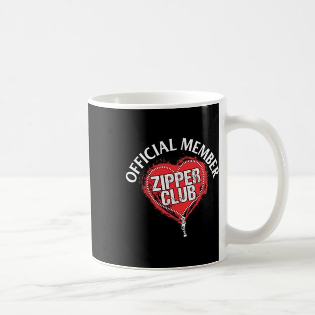 Open Heart Surgery Officiell Zipper Klubb Member G Kaffemugg (Höger)