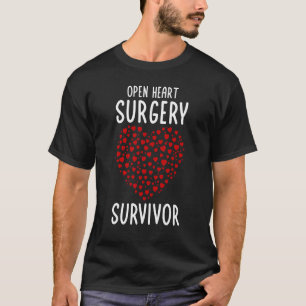 Open Heart Surgery Recovery Cardiac Survivor Manar T Shirt