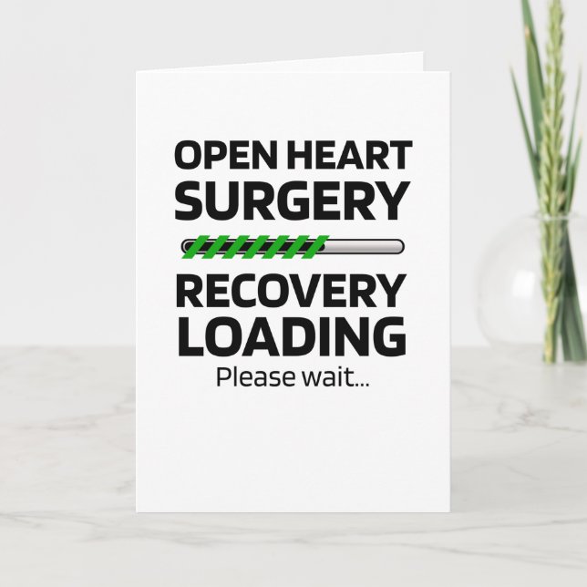 Open Heart Surgery Recovery | Open Heart Survivor Kort (Framsida)