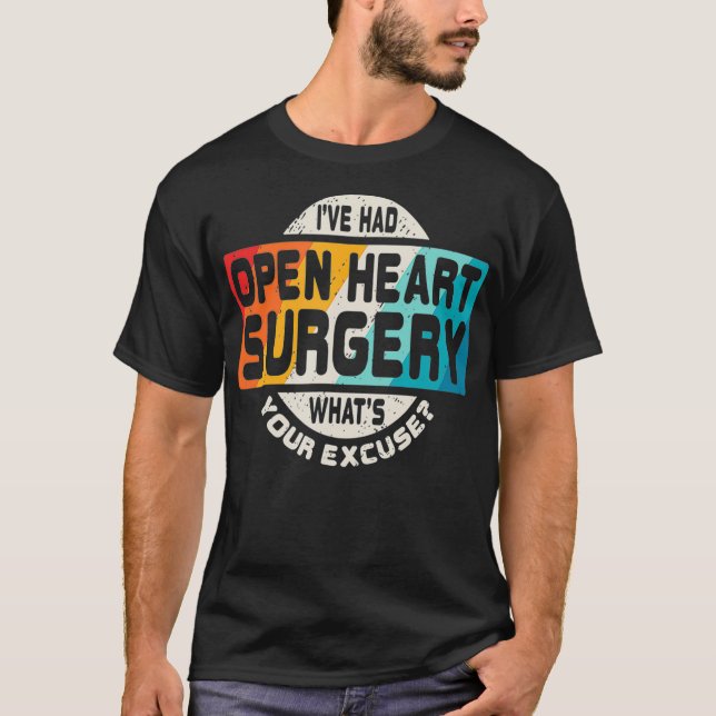 Open Heart Survivor Post Attack Reco T Shirt (Framsida)