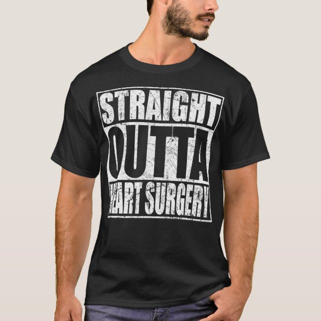 Open Heart Survivor Post Attack Reco T Shirt (Framsida)
