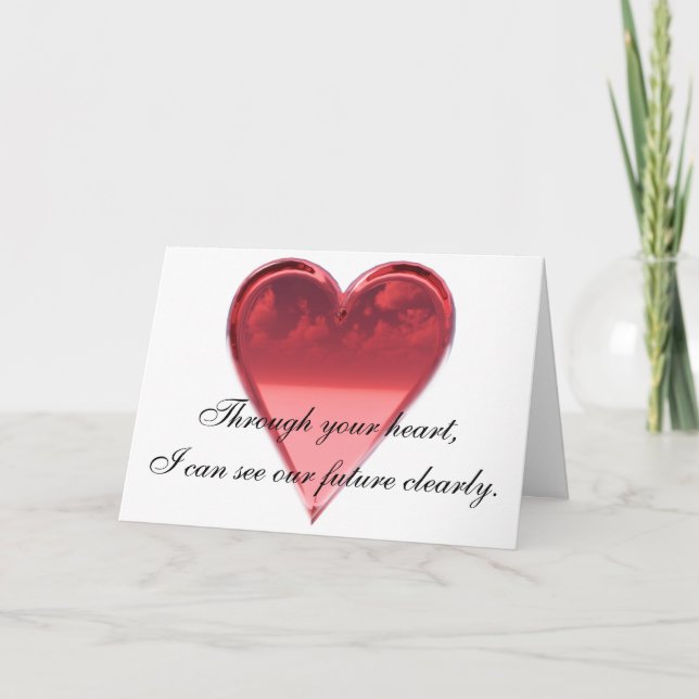Open Hearts Collection - Valentines Future Helgkort (Framsida)