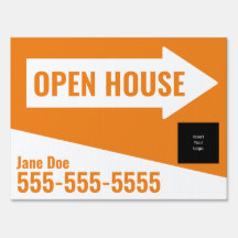 Open House Direction - Orange