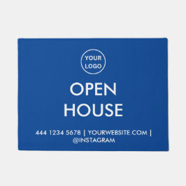 Open House Egendom Listing Blue Real Gods