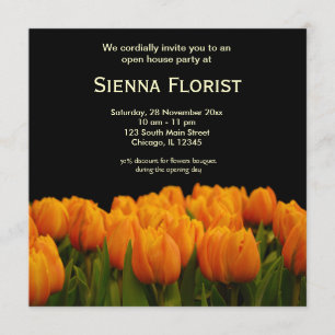 Open House Florist business Inbjudningar