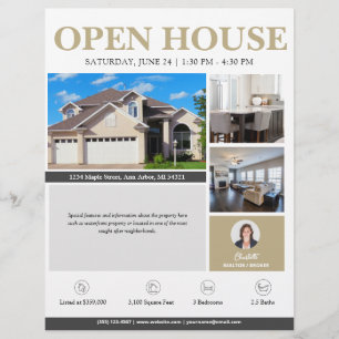 Open House Guld Real Gods Flyer