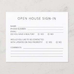 Open House-inloggning Lakan Flygblad