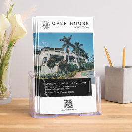 Open House Real Gods Logotyp White Black