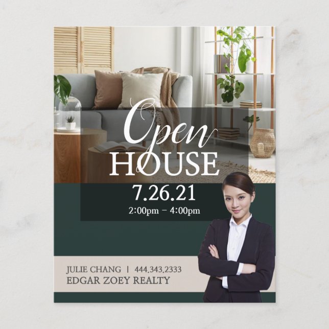 Open House Real Gods Realtor Flyer (Framsidan)