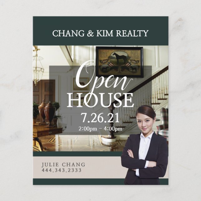 Open House Real Gods Realtor Flyer (Framsidan)