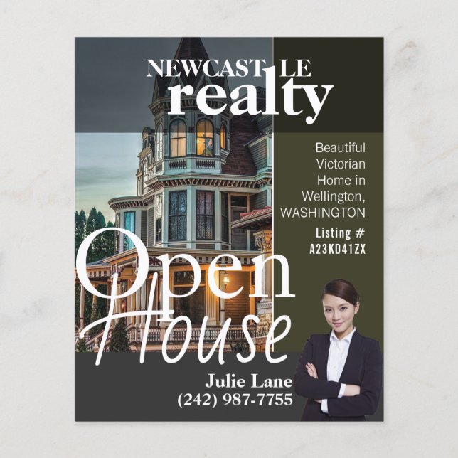 Open House Real Gods Realtor Flyer (Framsidan)