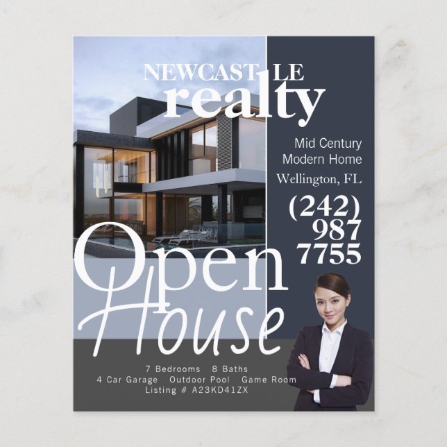 Open House Real Gods Realtor Flyer (Framsidan)