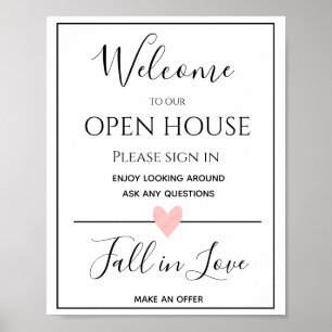Open House Real Gods Sign, Real Gods Poster