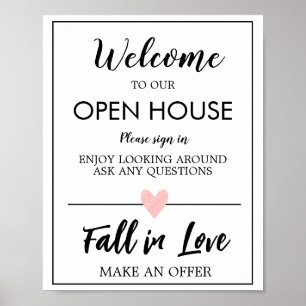 Open House Real Gods Sign, Real Gods Poster