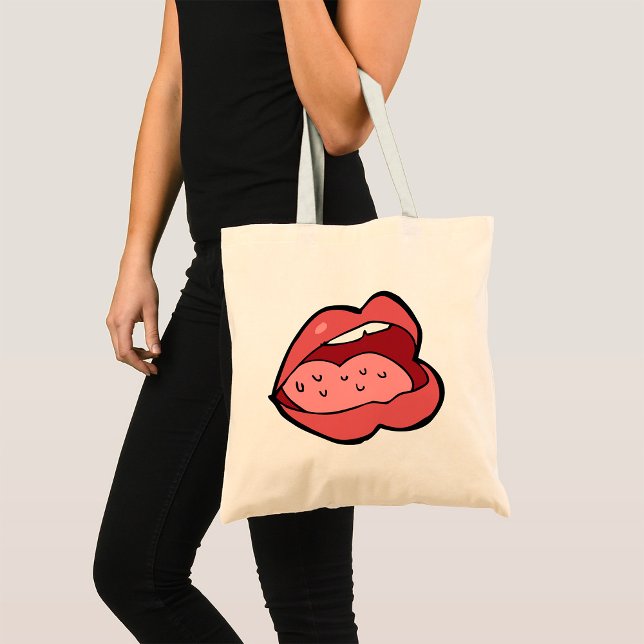 Open Mouth Tote Bag Tygkasse (Skapare uppladdad)