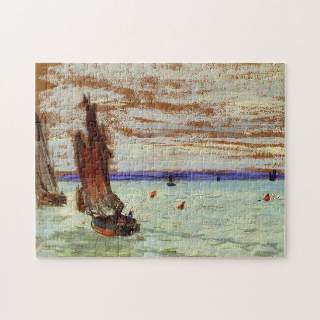 Open Sea Monet Fine Art Pussel (Horisontell)