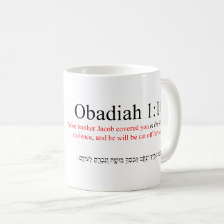 Open Source Translation Obadiah 1:10 Mugg