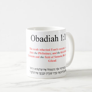 Open Source Translation Obadiah 1:19 Mugg