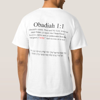 Open Source Translation Obadiah 1:1 T Shirt
