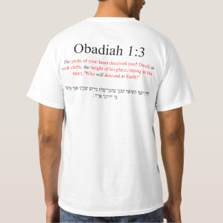Open Source Translation Obadiah 1:3 T-Shirt