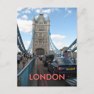 Open Torn Bridge London UK vykort