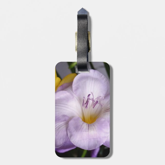 Open violet Fresia Bagagebricka (Baksidan Lodrät)