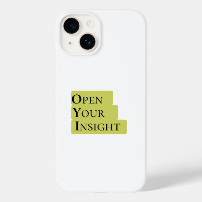 Open Your Insight | Inspirational Minimalist Phone (Baksida)